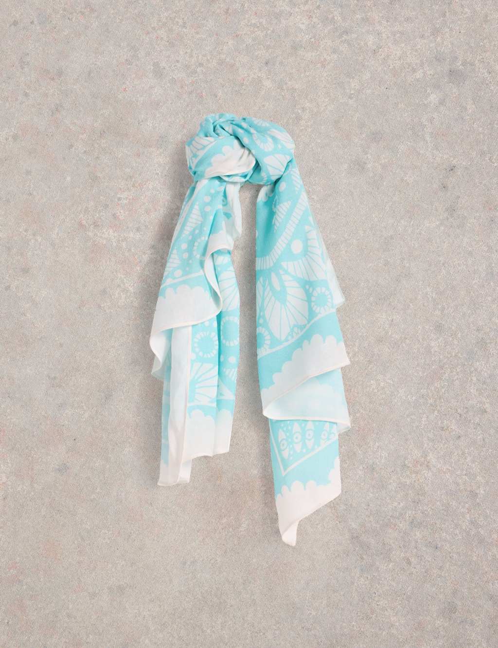 Printed Square Scarf