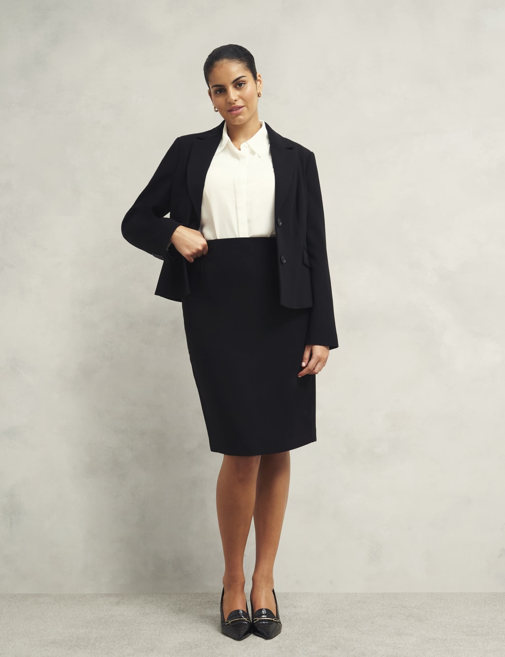 Knee Length Pencil Skirt