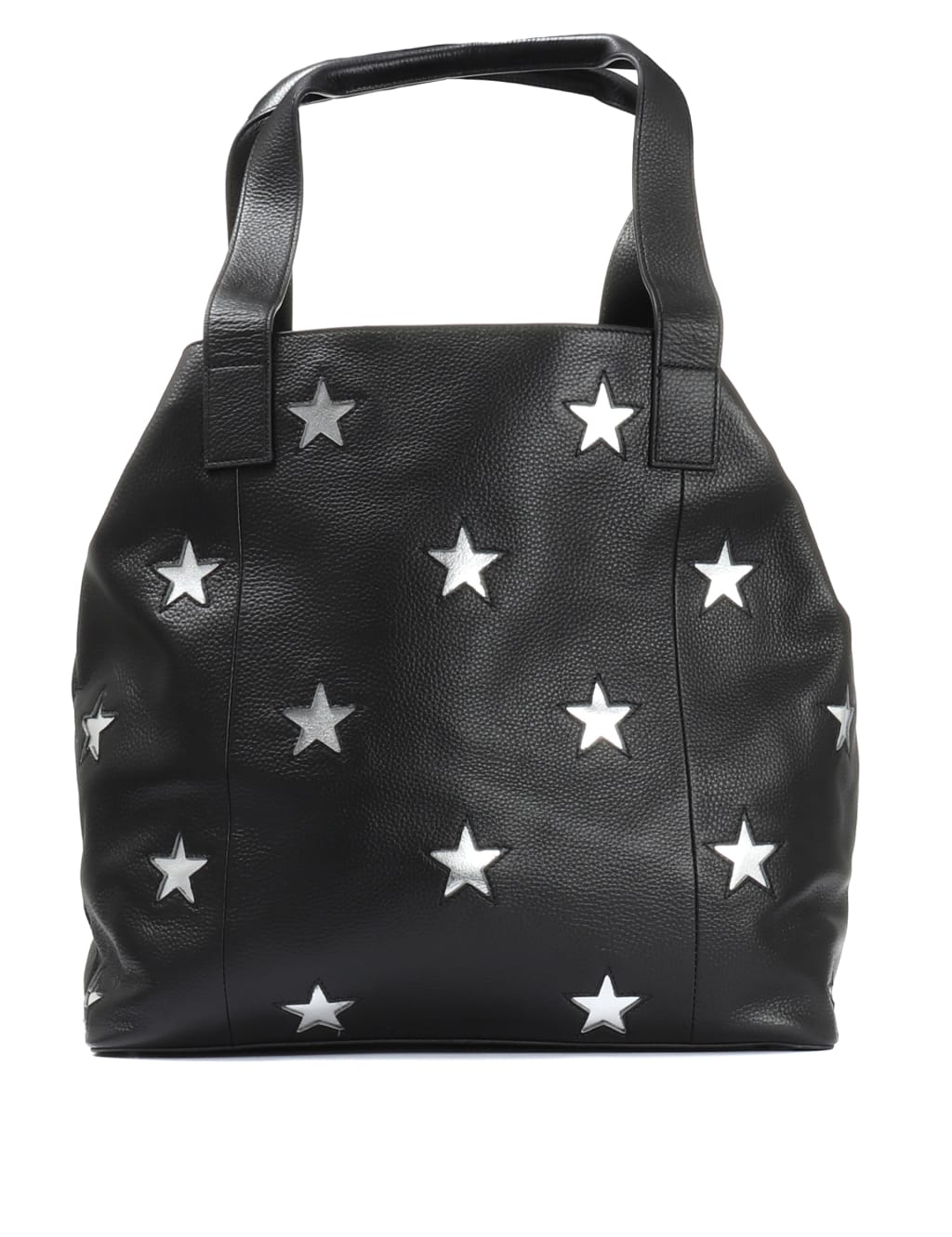 Leather Star Tote Bag