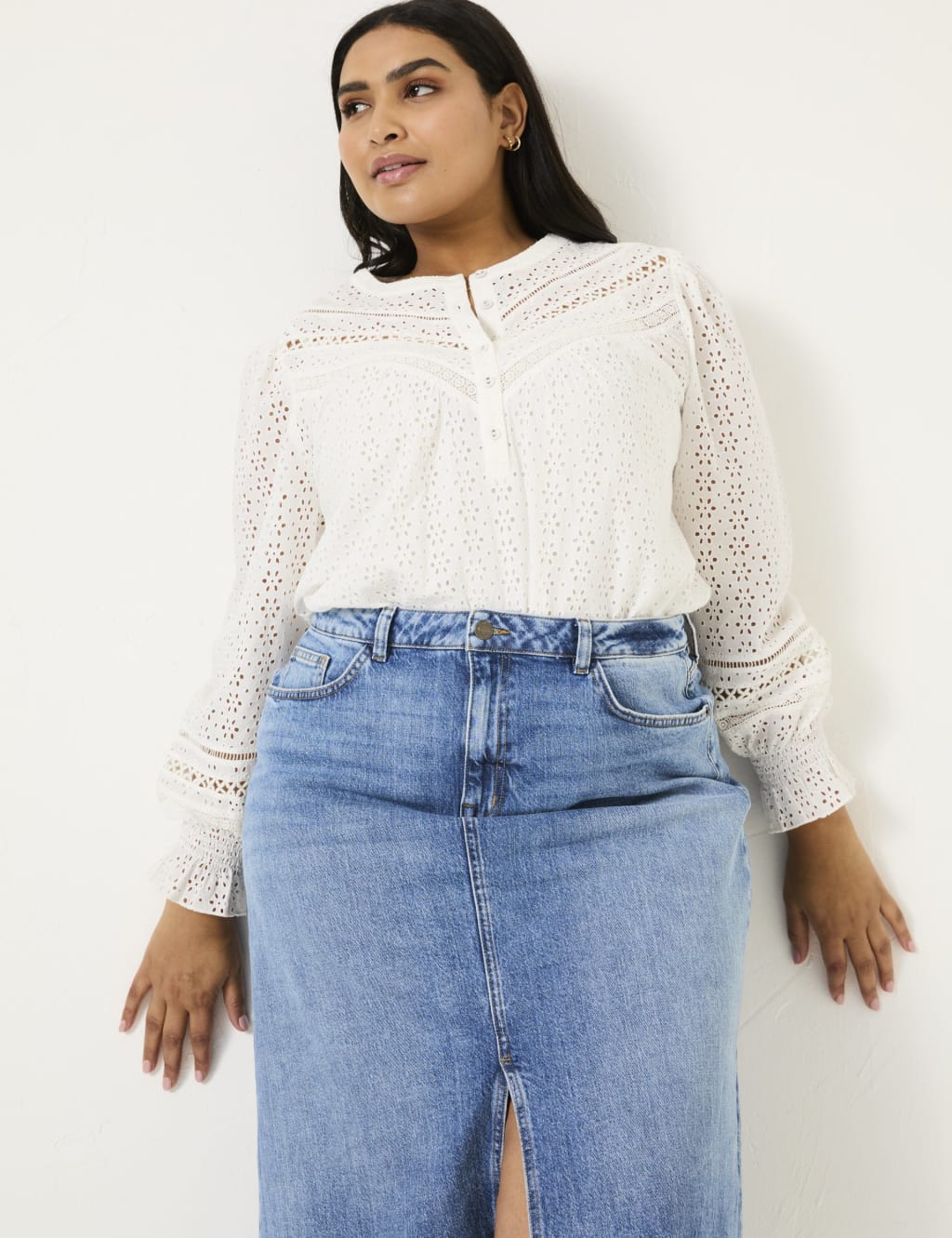 Pure Cotton Broderie Top