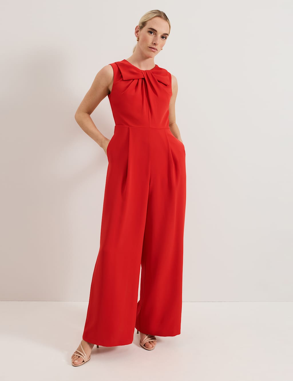 Sleeveless Wide LEg Jumpsuit