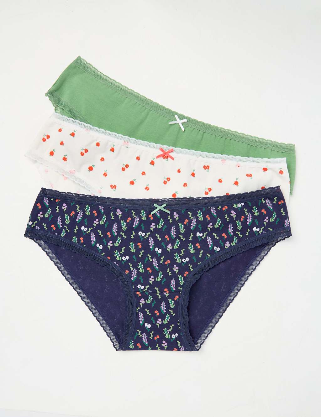 3pk Cotton Rich Knickers