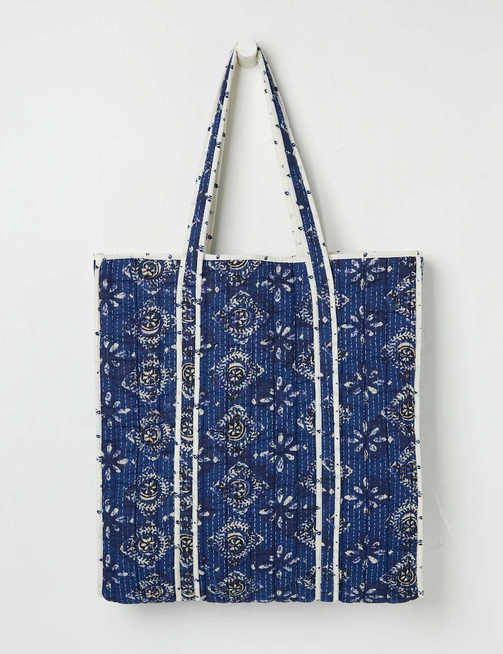 Pure Cotton Quilted Shopper