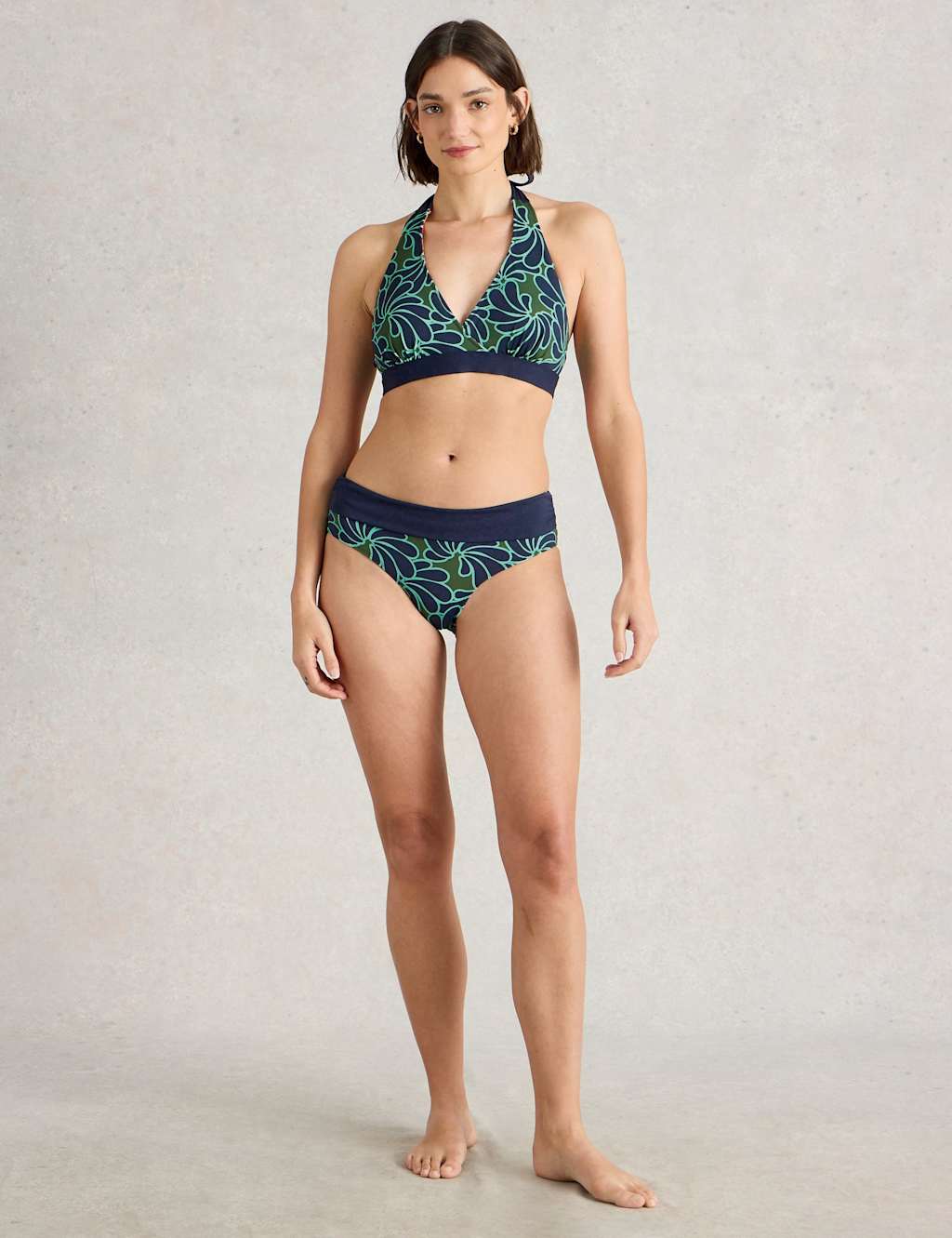 Reversible Roll Top Bikini Bottoms