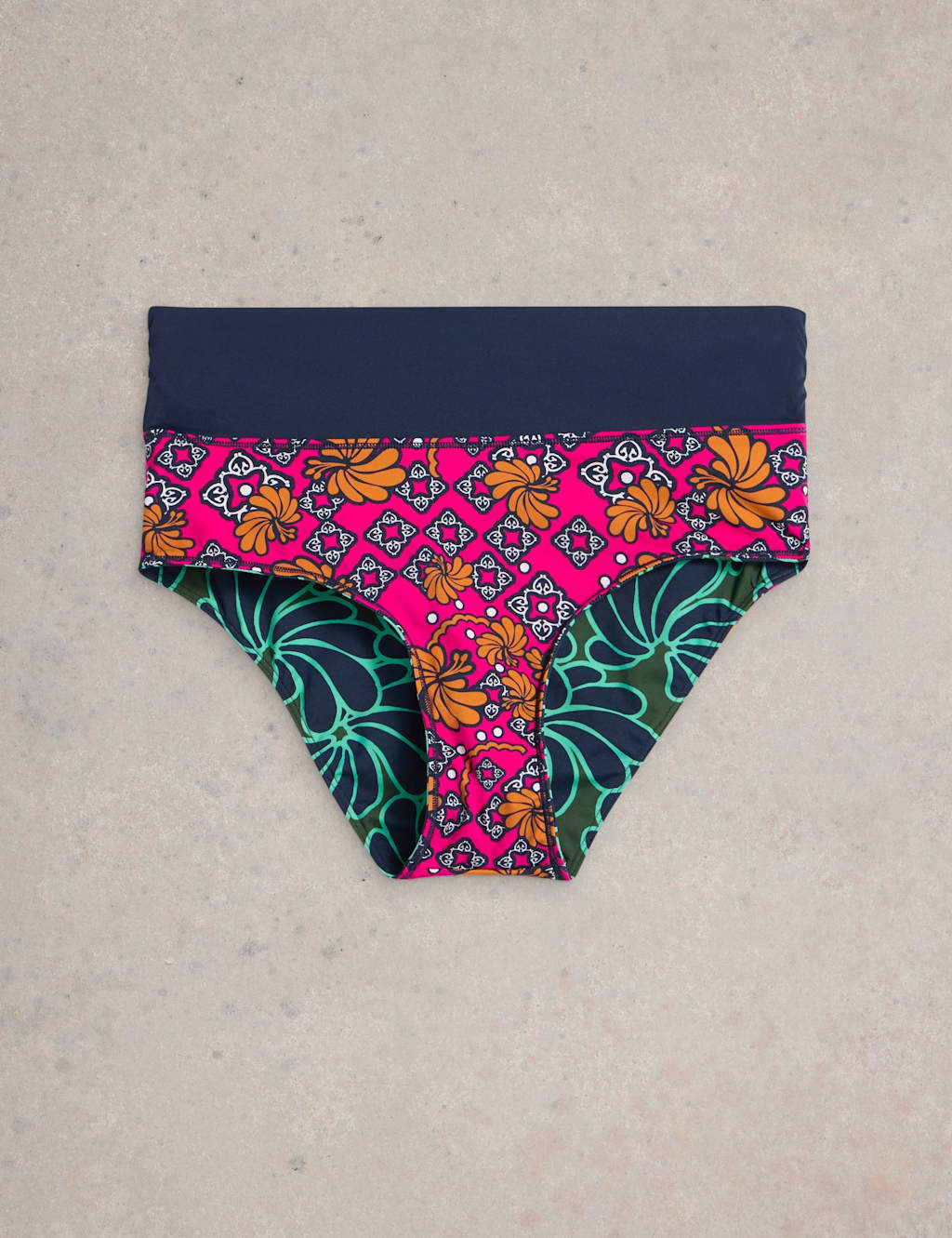 Reversible Roll Top Bikini Bottoms