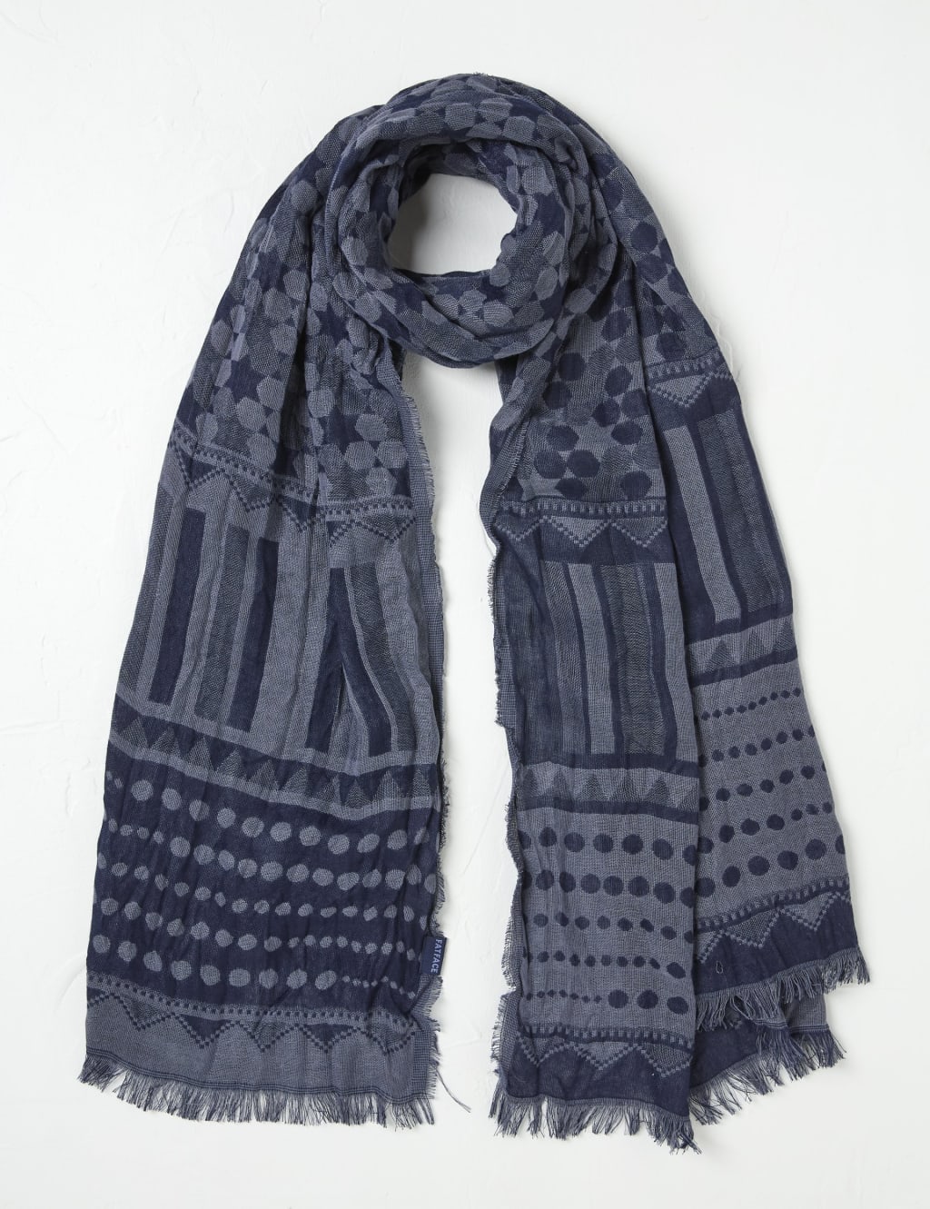 Printed Geometric Scarf