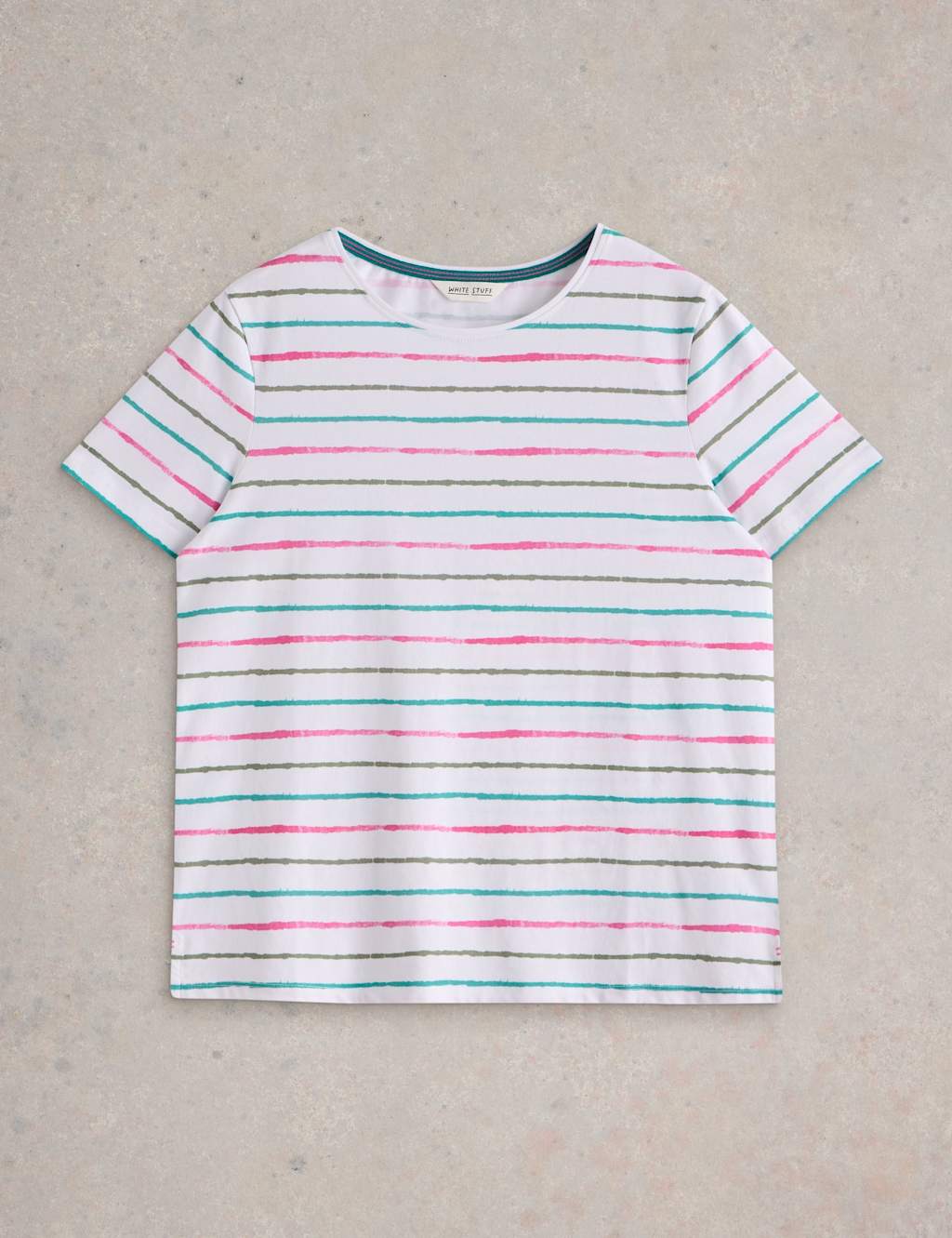 Pure Cotton Striped T-Shirt