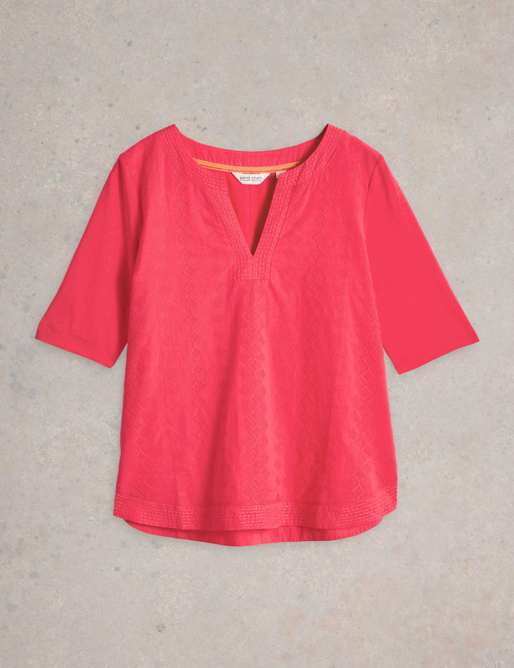 Pure Cotton Embroidered Top