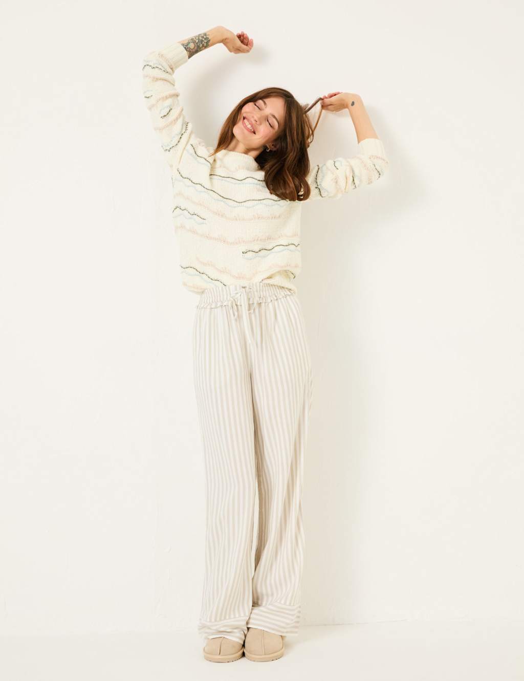 Striped Pyjama Bottoms
