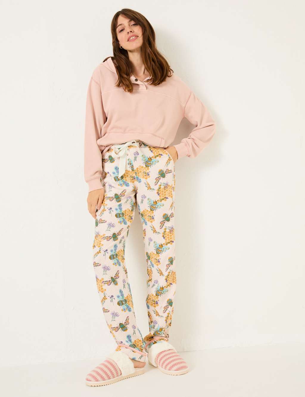 Bee Print Pyjama Bottoms