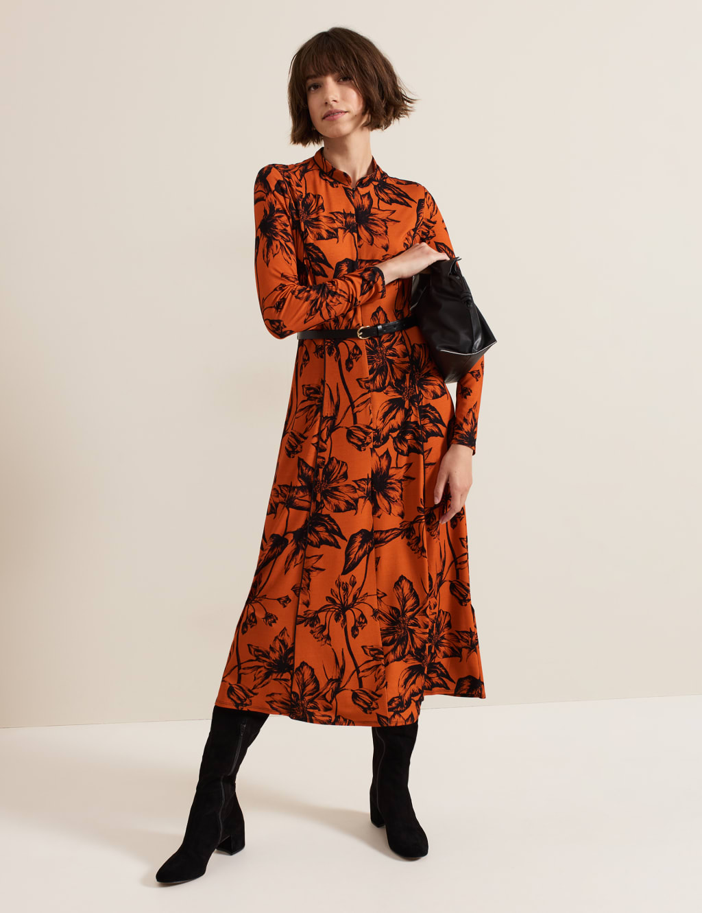 M and s orange dress deals