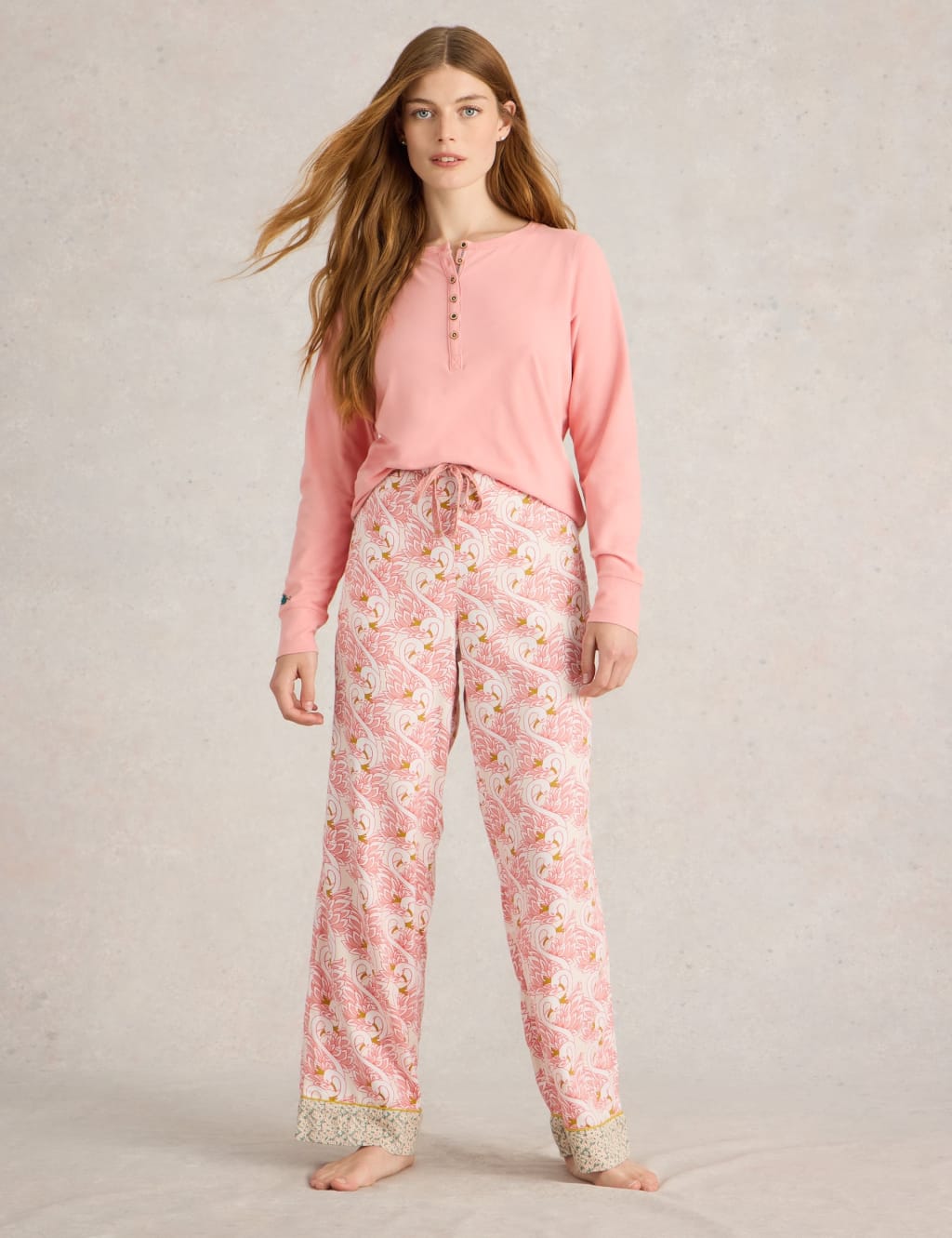 Hailey Pure Cotton Jersey Pyjama Top