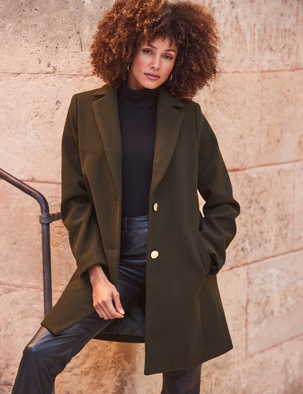 Sosandar Green Coats Jackets at M S
