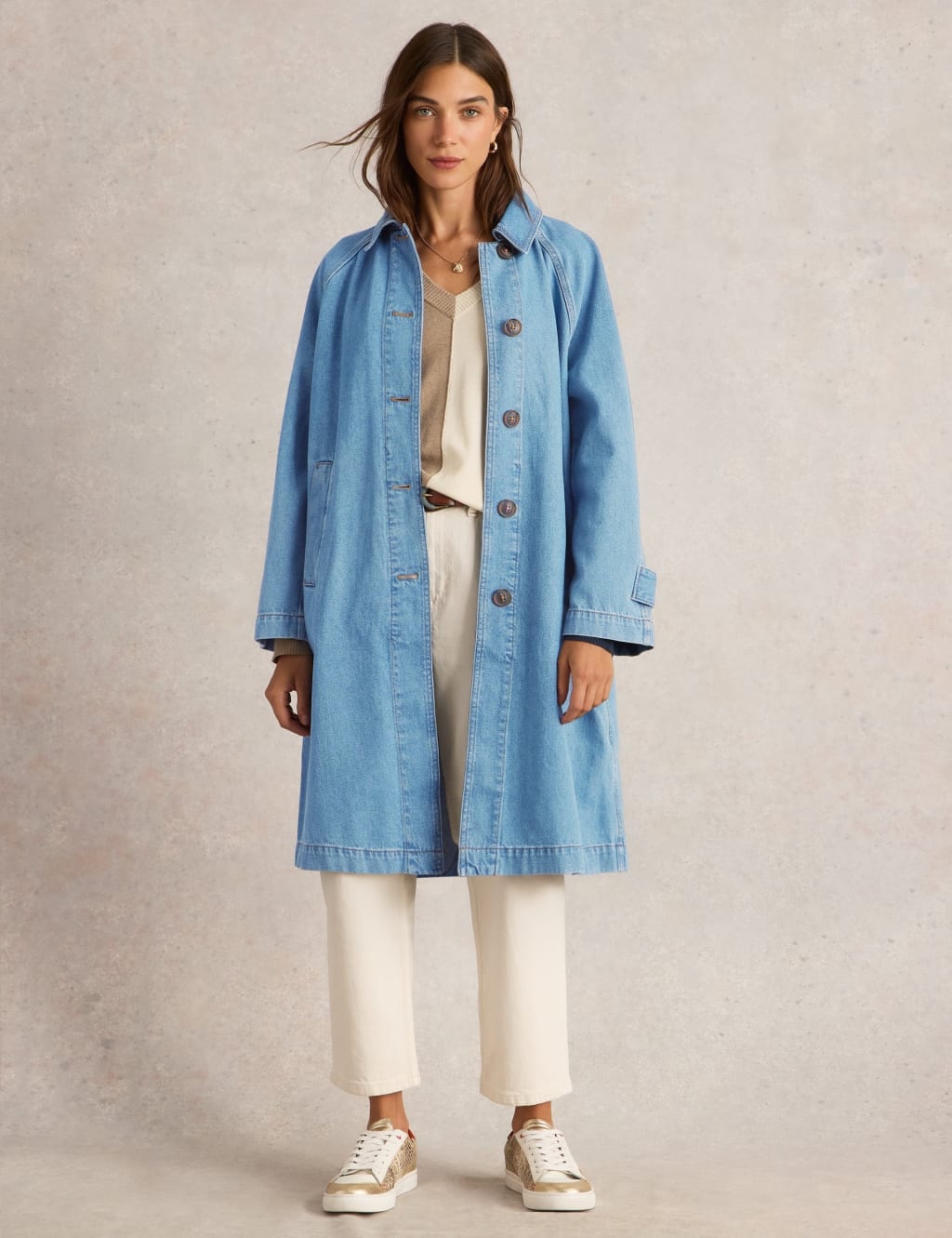 Denim Longline Jacket