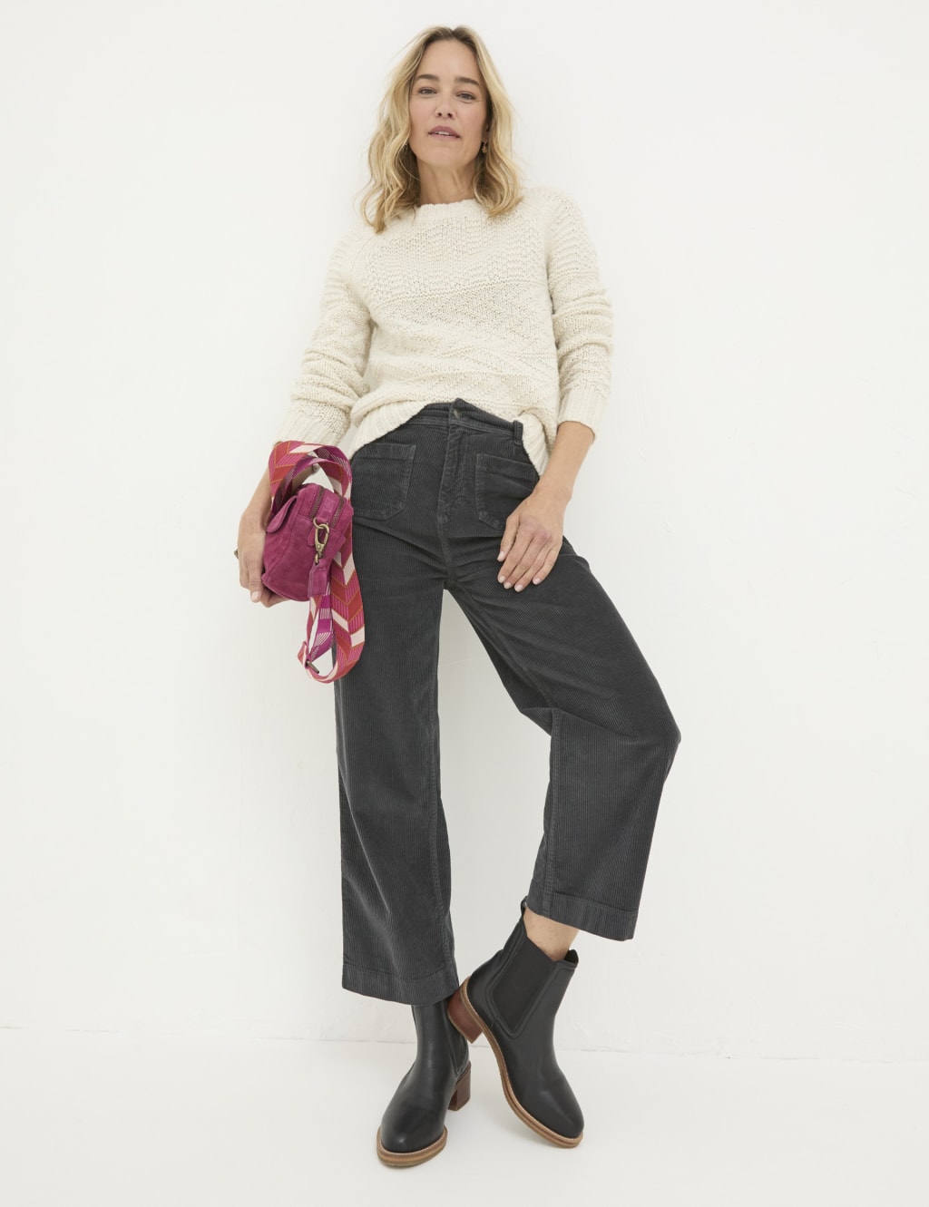 Cropped trousers with socks new arrivals