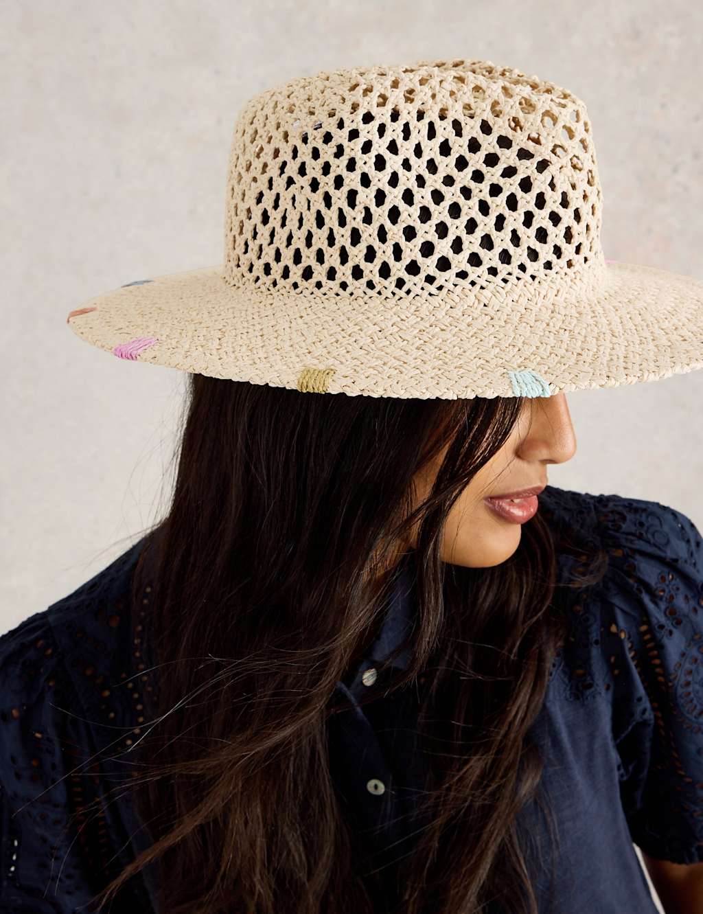 Open Weave Fedora Hat