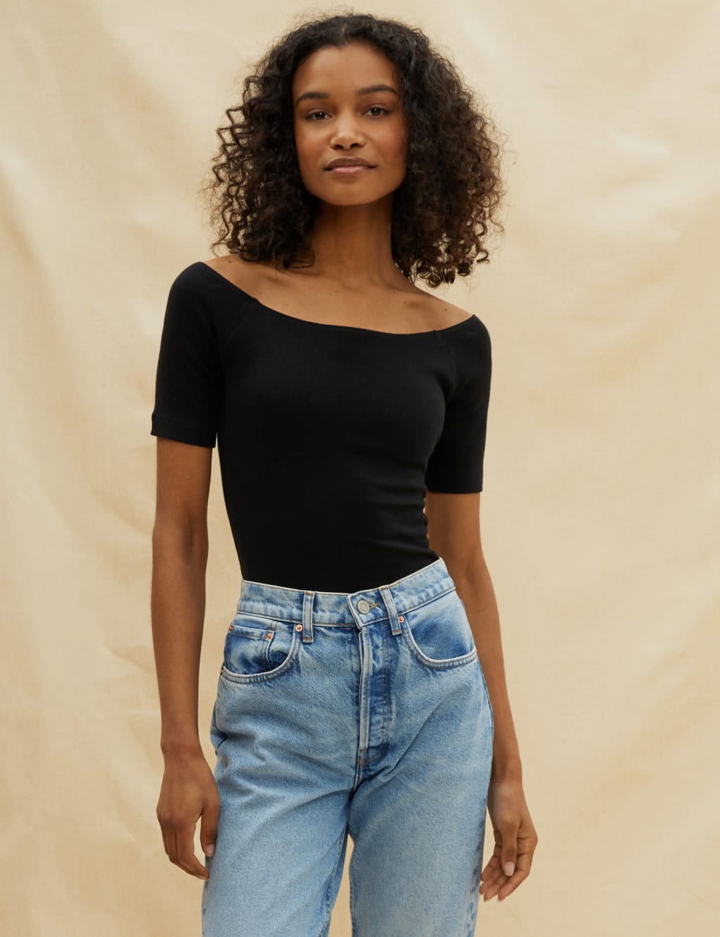 Cotton Rich Bardot Top