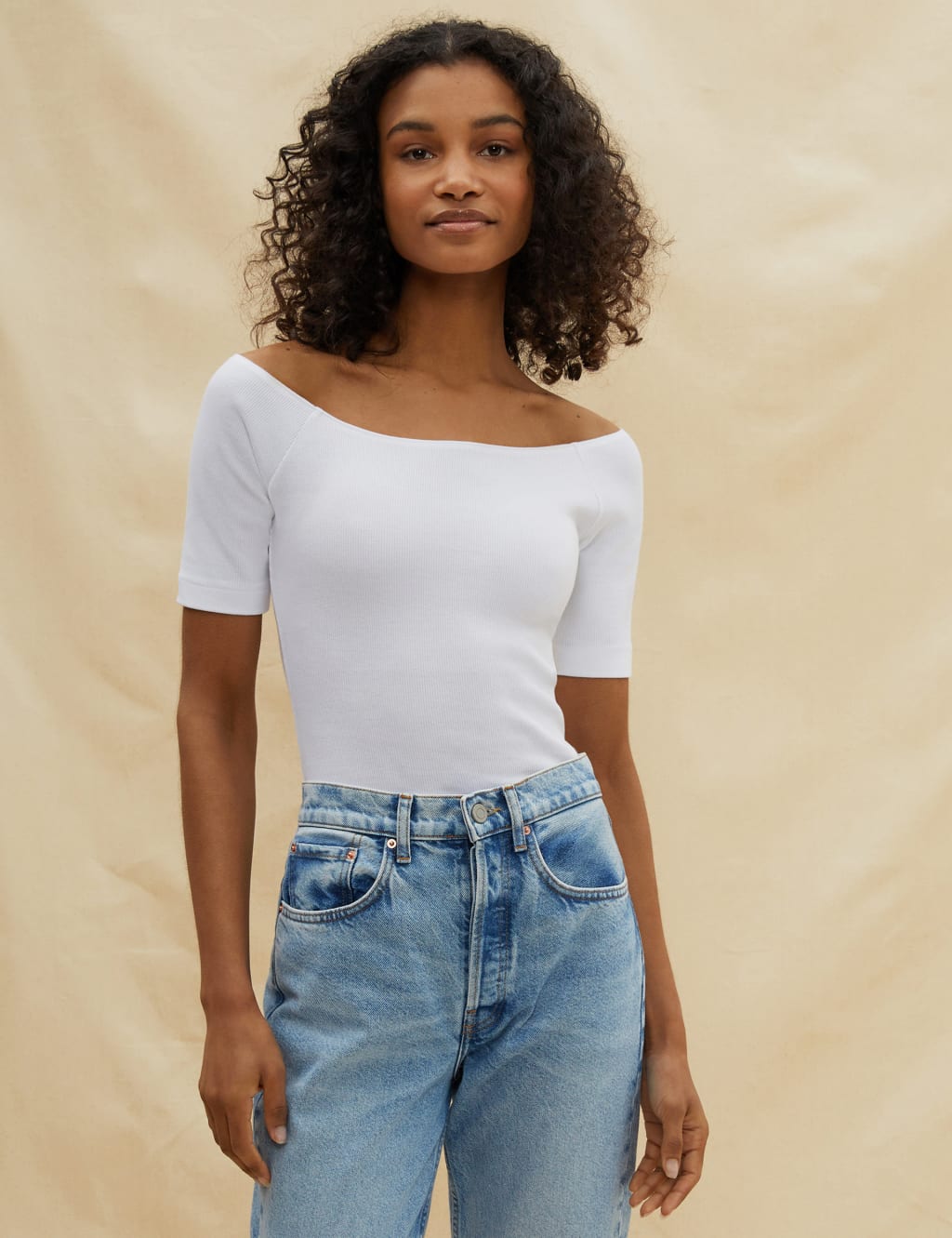 Cotton Rich Bardot Top