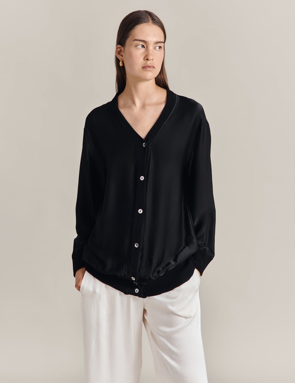 M&s black cardigan ladies clearance