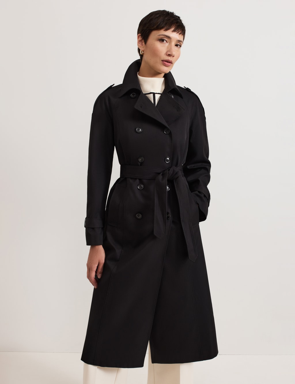 Longline Trench Coat