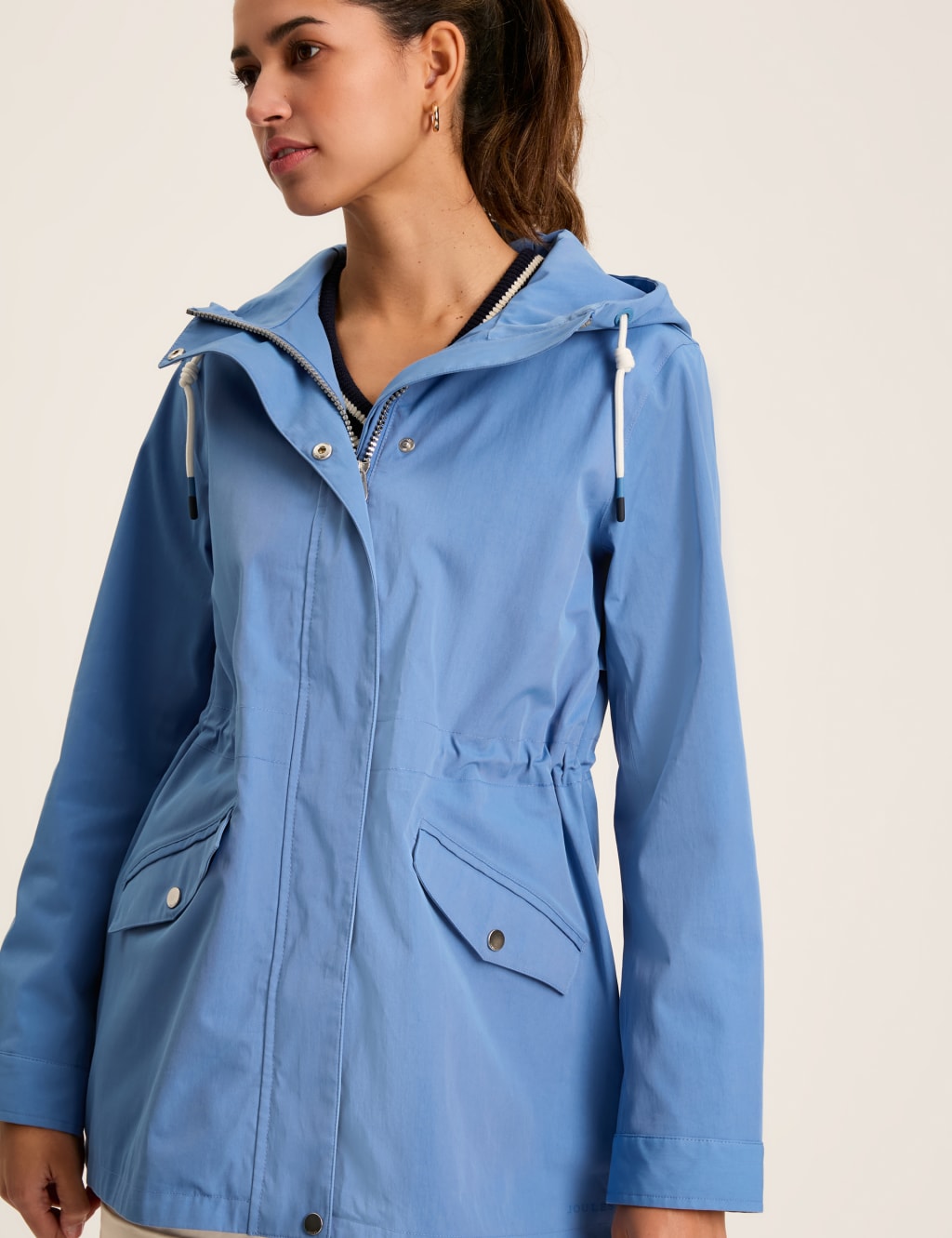 Cotton Rich Hooded Raincoat