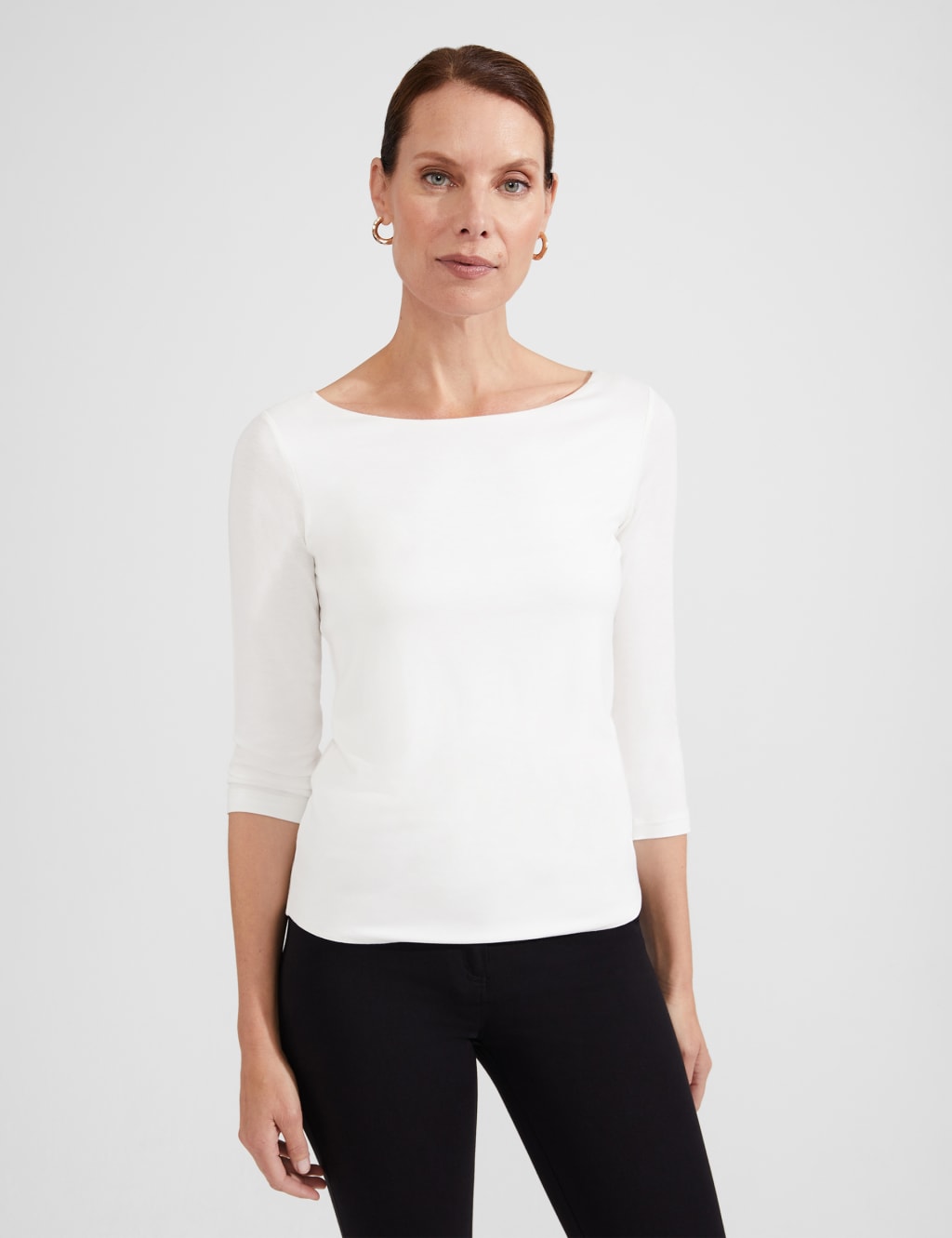 HOBBS Jersey Top Ivory