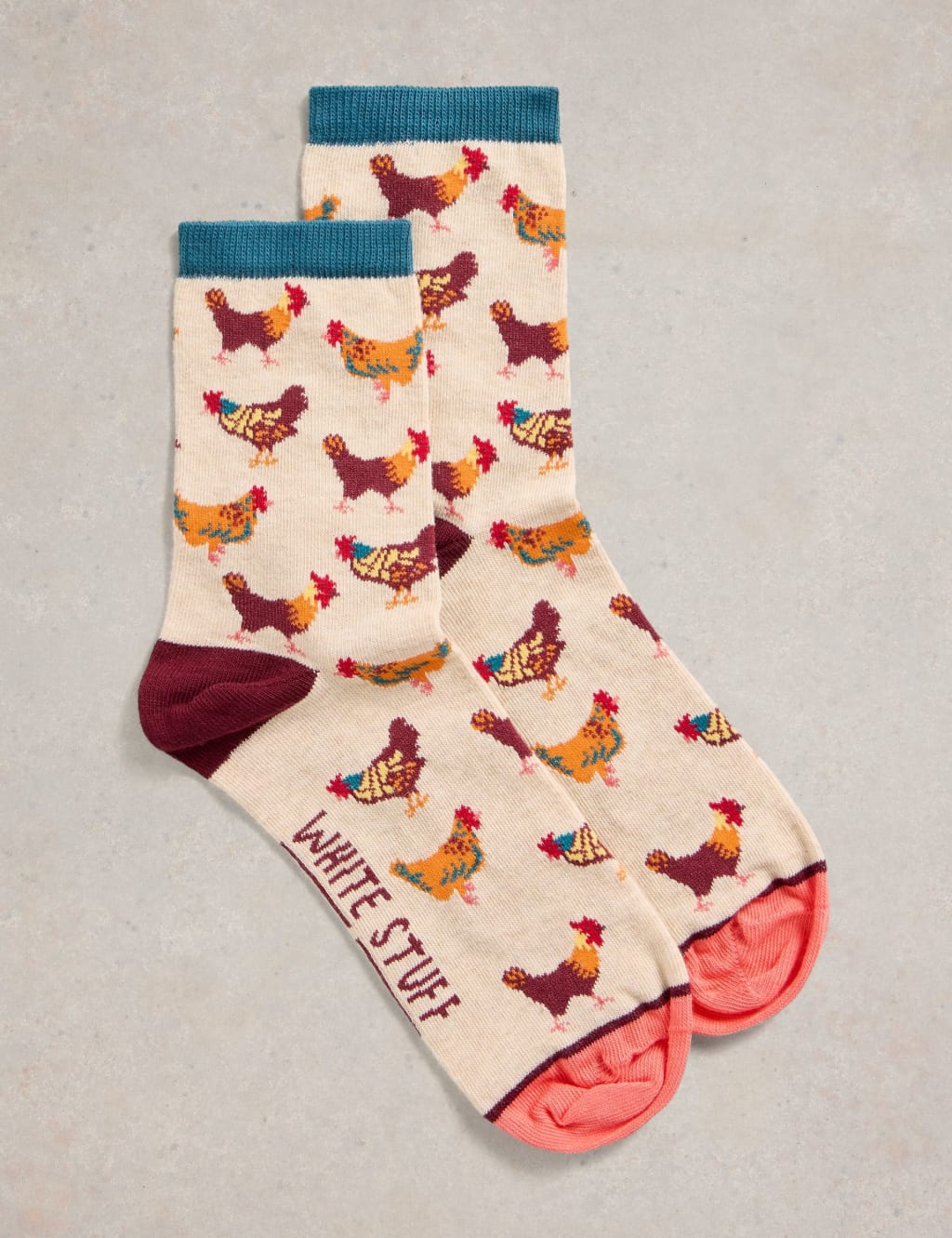 Cotton Rich Hens Ankle High Socks