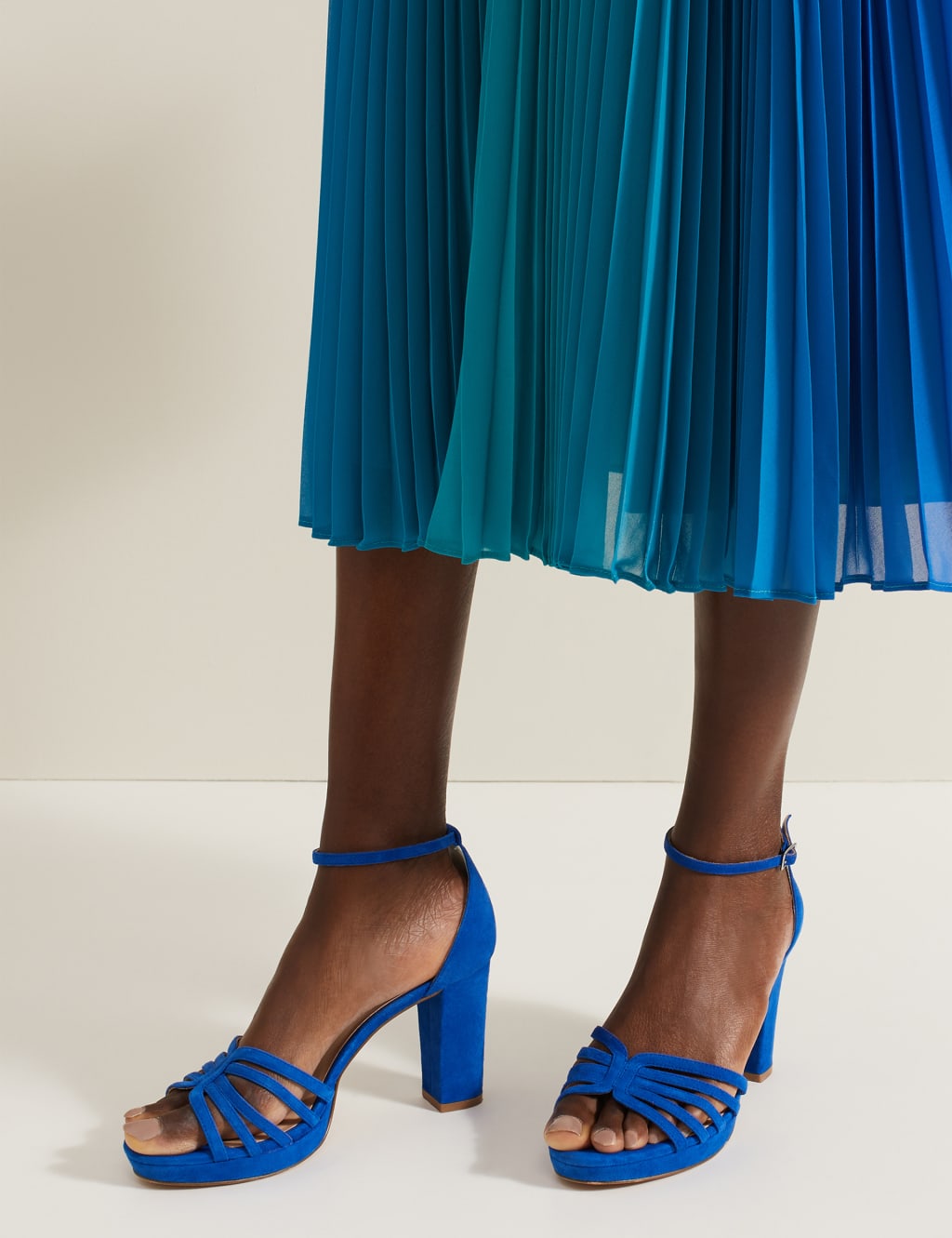 Women s Blue Sandals at M S