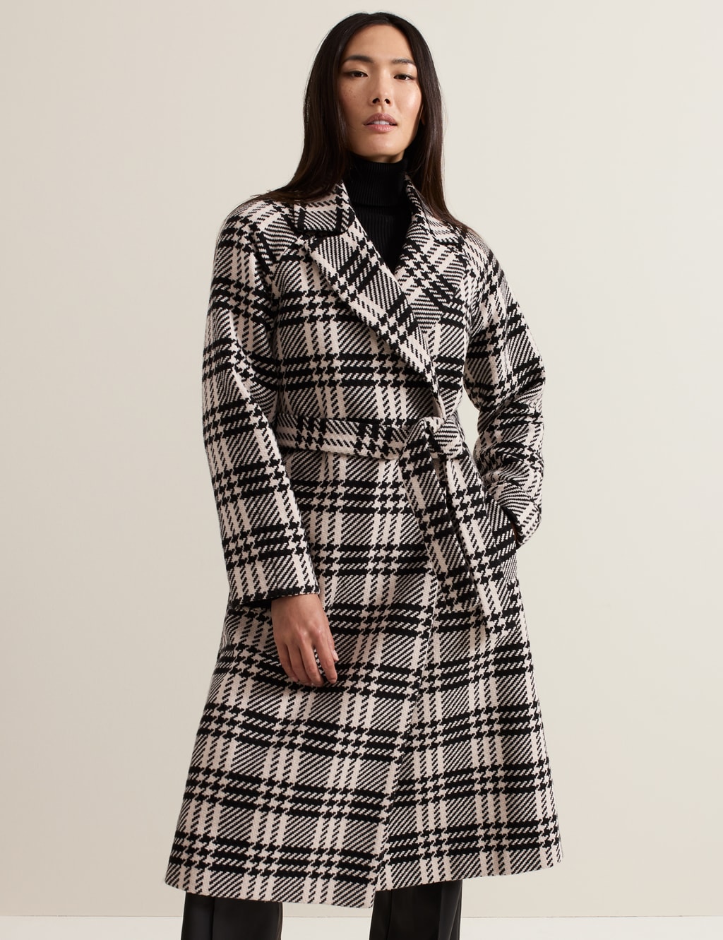 Checked winter women's coats shop