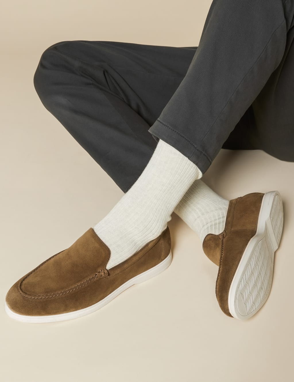 Suede Slip-On Shoes