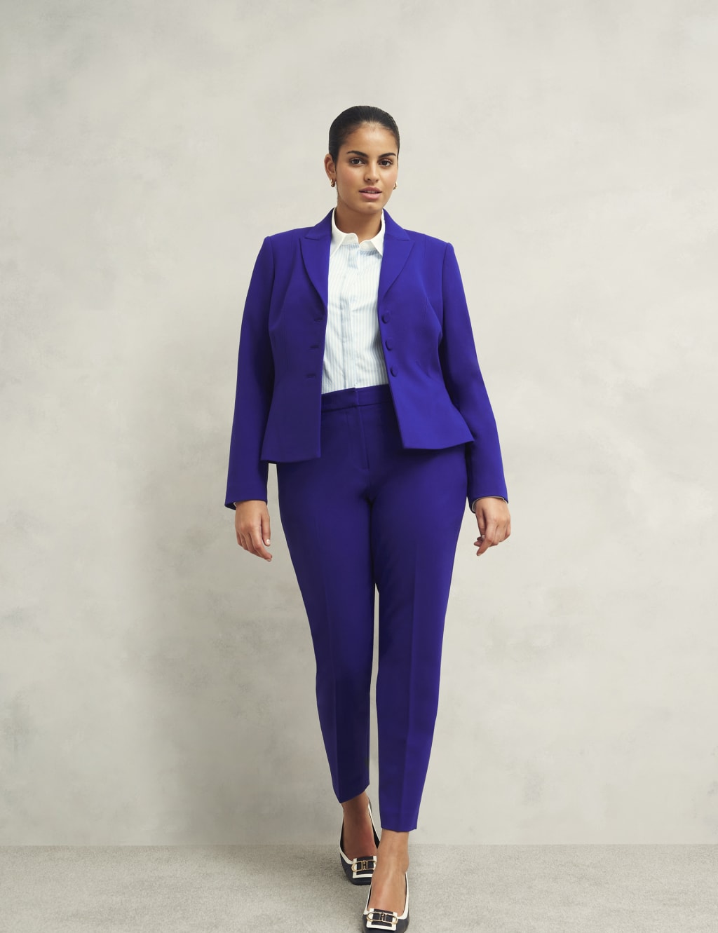 Slim Fit Ankle Grazer Trousers