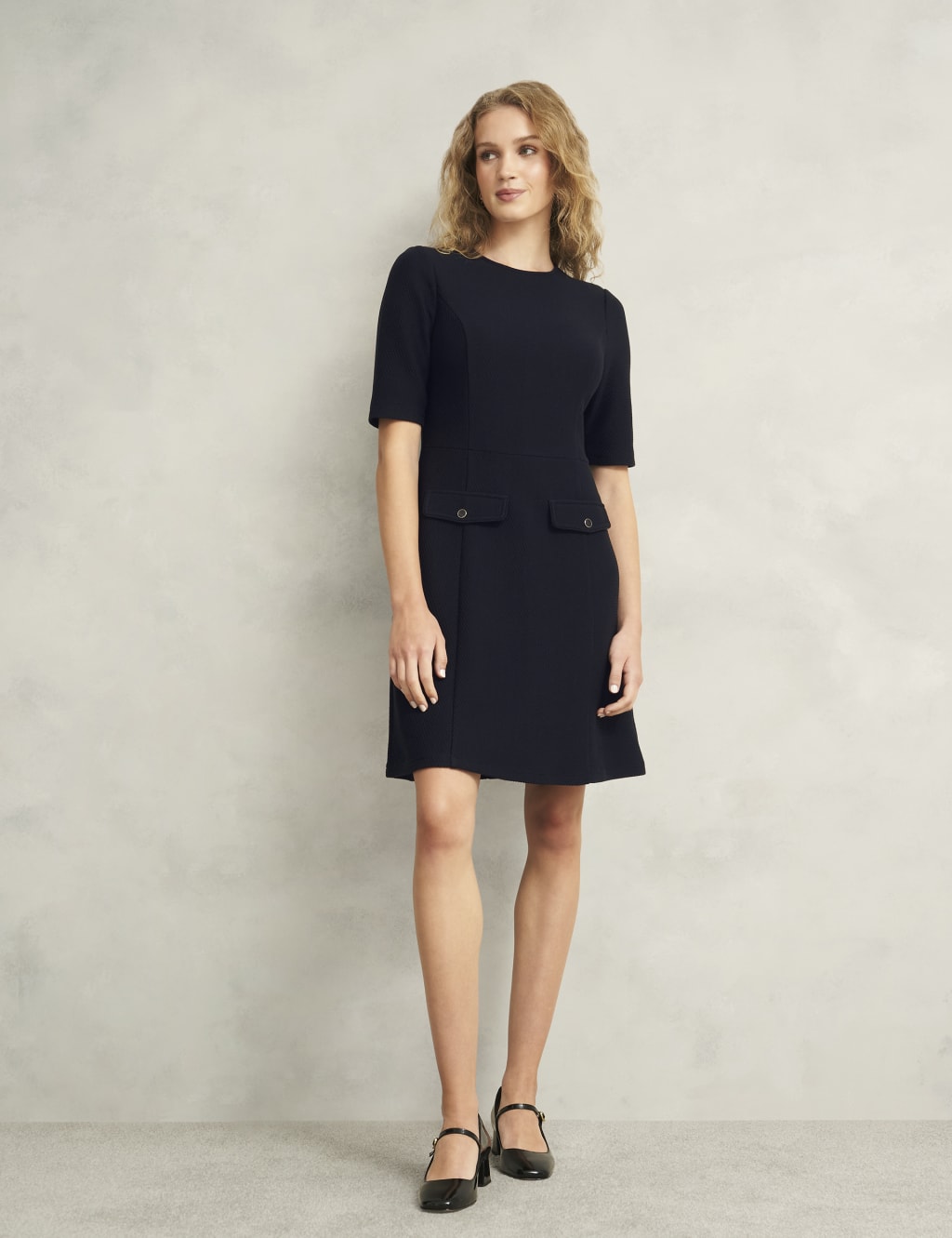 Cotton Rich Mini Skater Dress