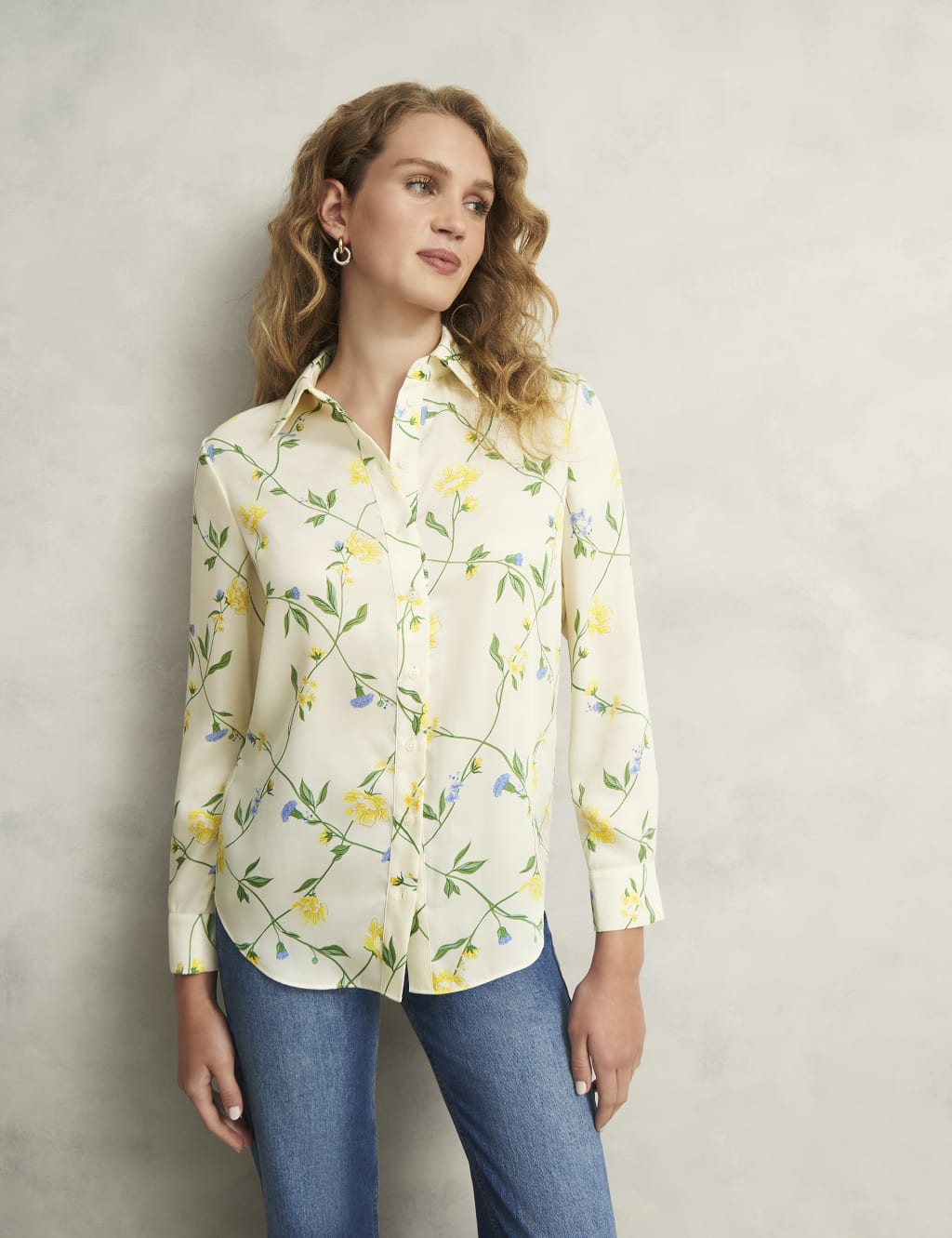 Chiffon Floral Shirt