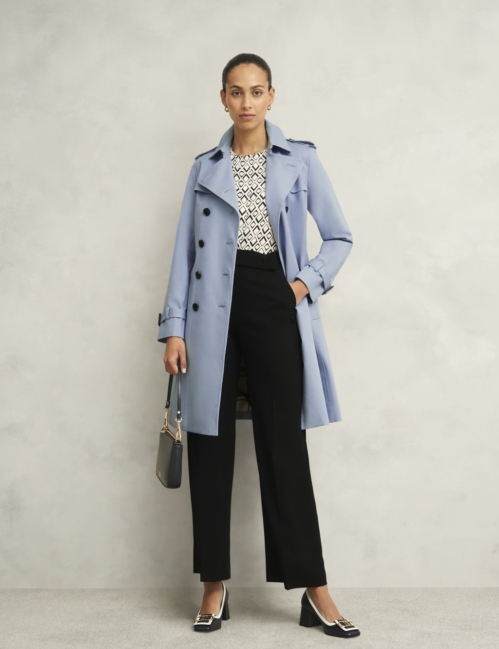 Cotton Rich Belted Trench Coat