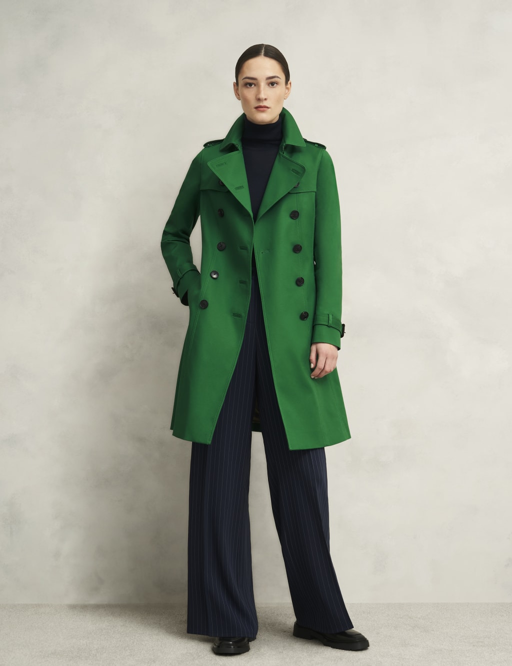 Cotton Rich Belted Trench Coat