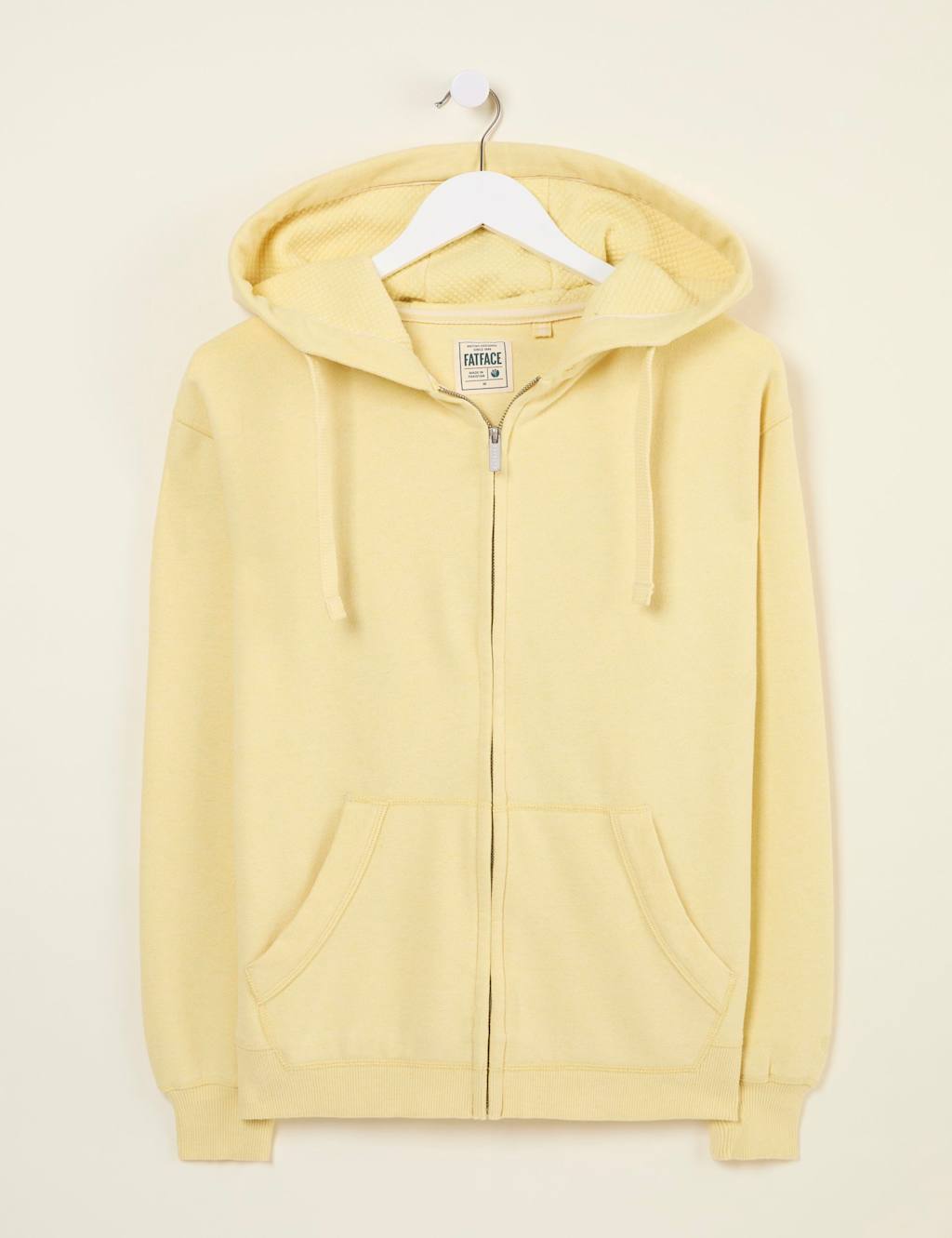 Cotton Rich Zip Up Hoodie