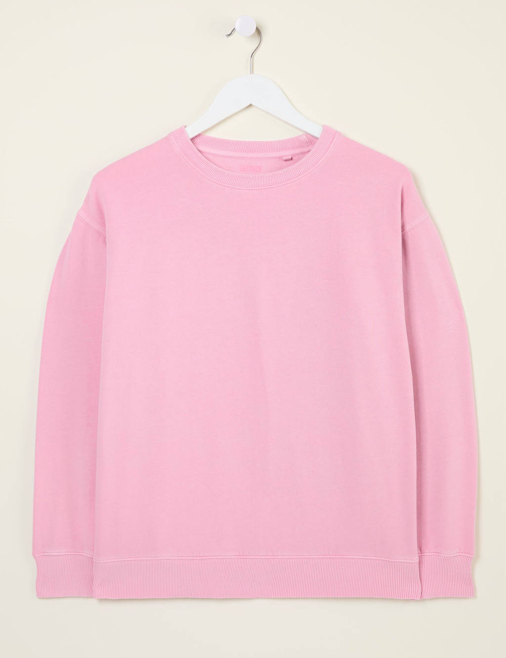 Pure Cotton Crew Neck Sweatshirt