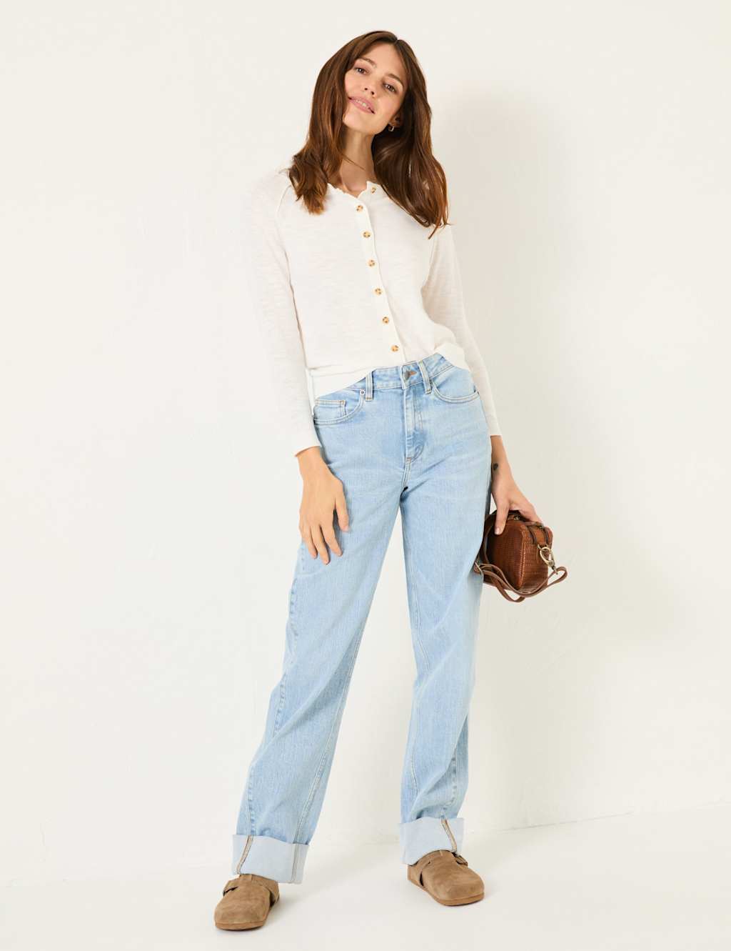 Pure Cotton Textured Cardigan