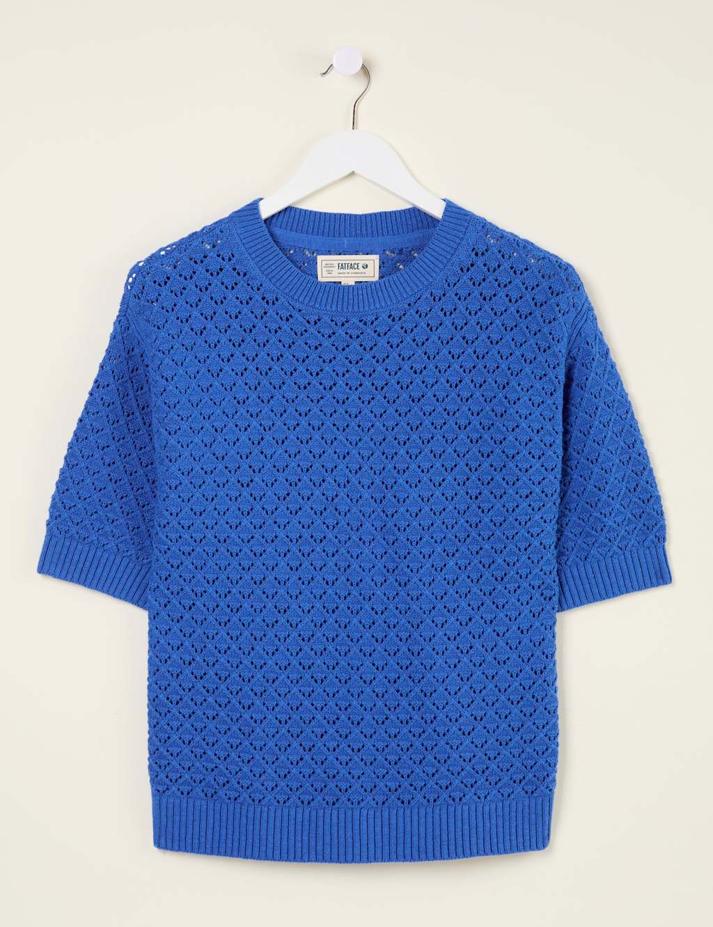 Pure Cotton Textured Knitted Top