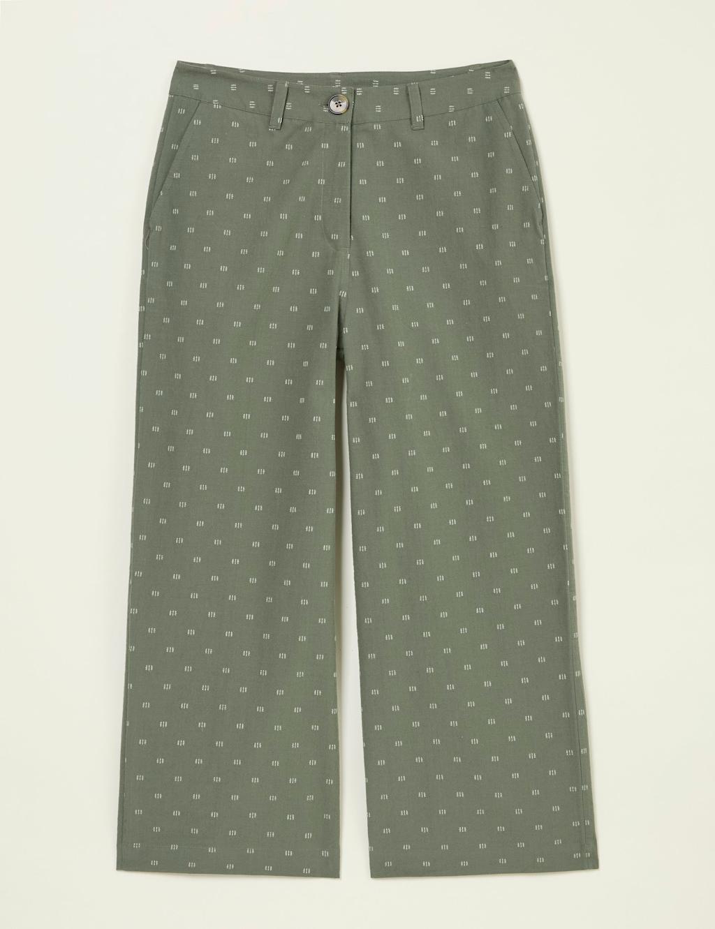 Pure Cotton Embroidered Culottes