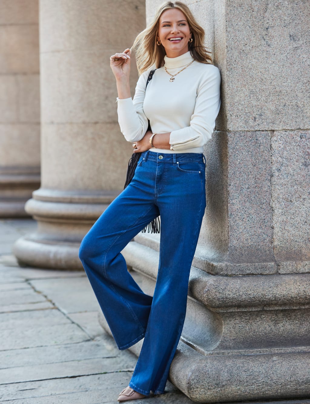 High Waisted Wide Leg Jeans