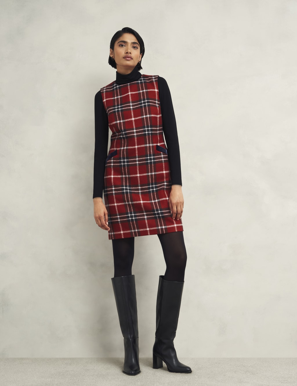 M and s tartan dress shop