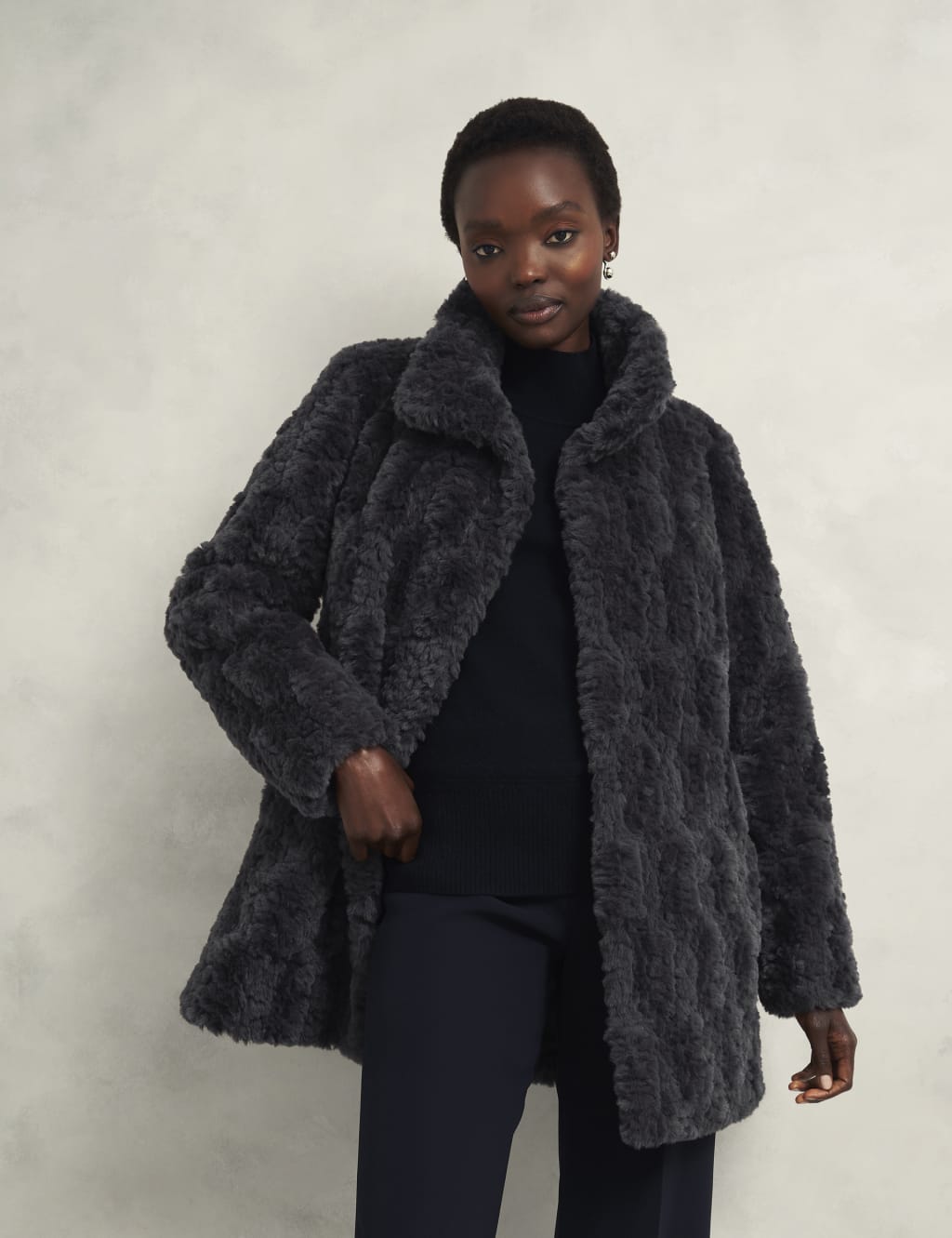 Plus size faux fur bomber jacket sales