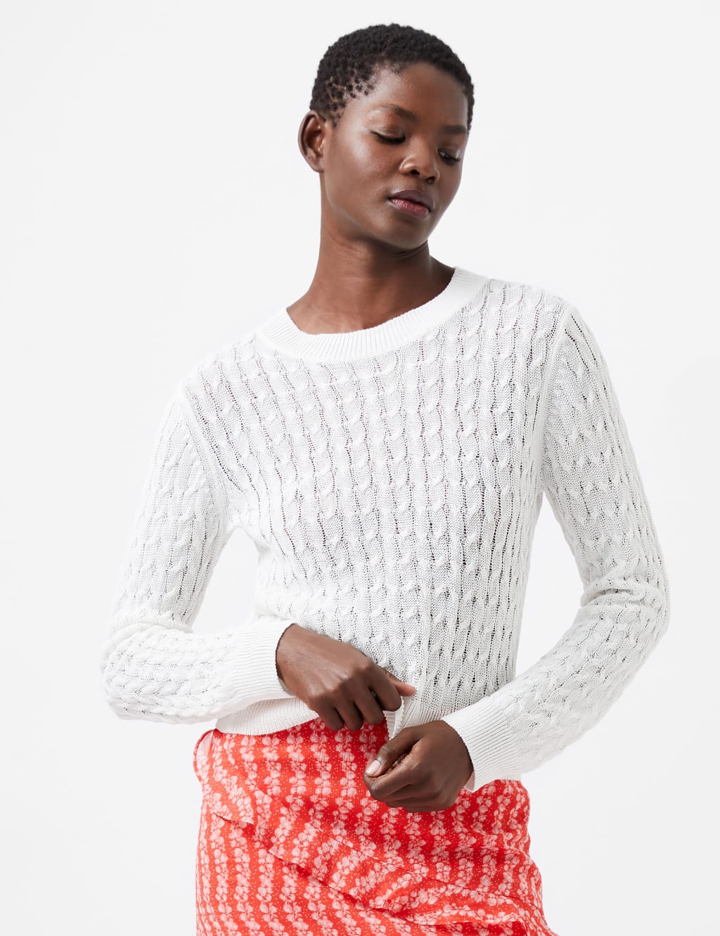 Women s White Jumpers at M S