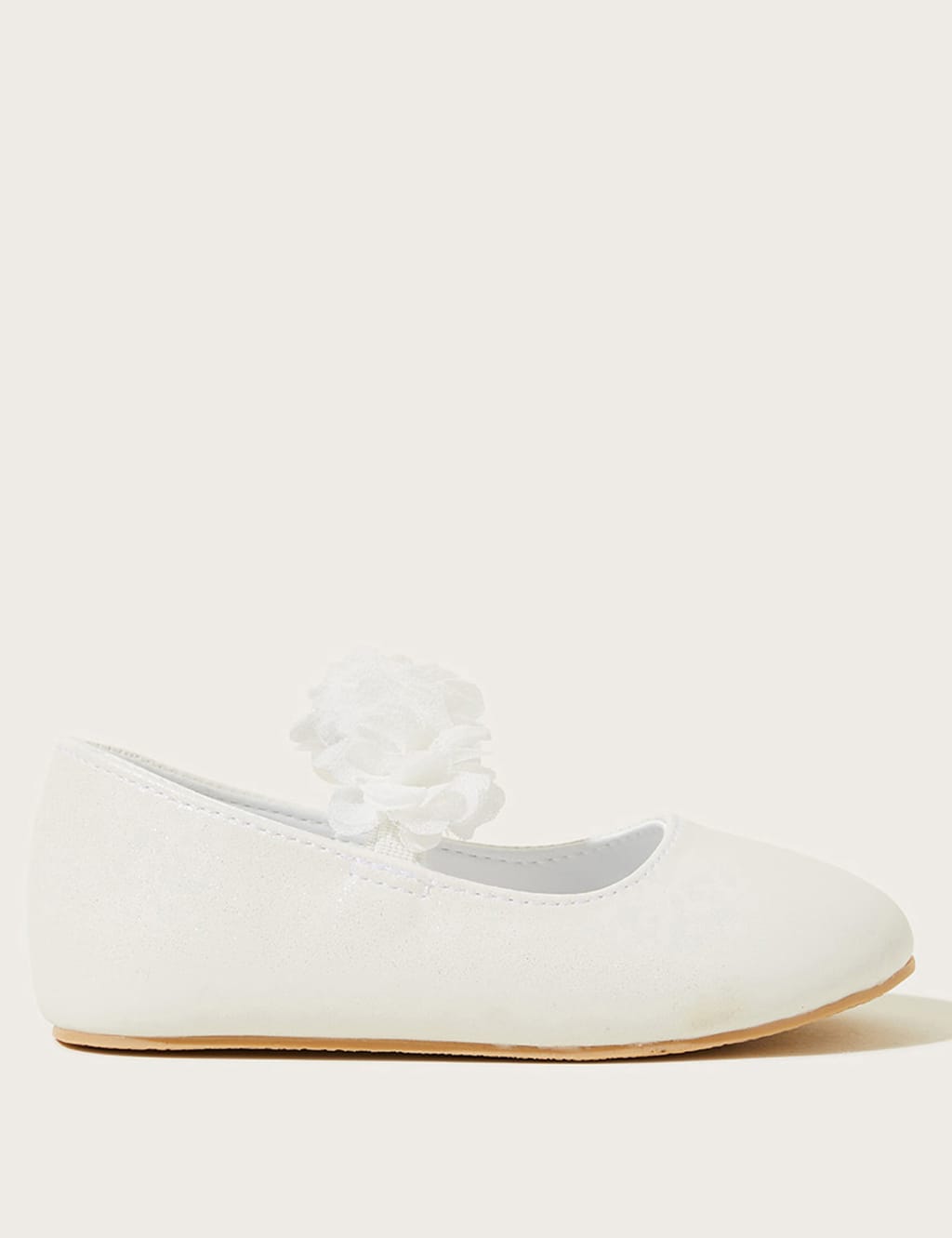 Baby Floral Ballerina Party Shoes (2 Large-6 Large)