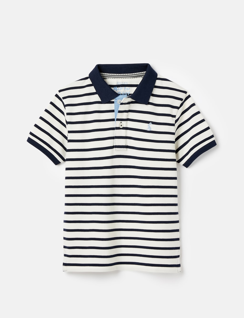 Pure Cotton Striped Polo Shirt (2-12 Yrs)