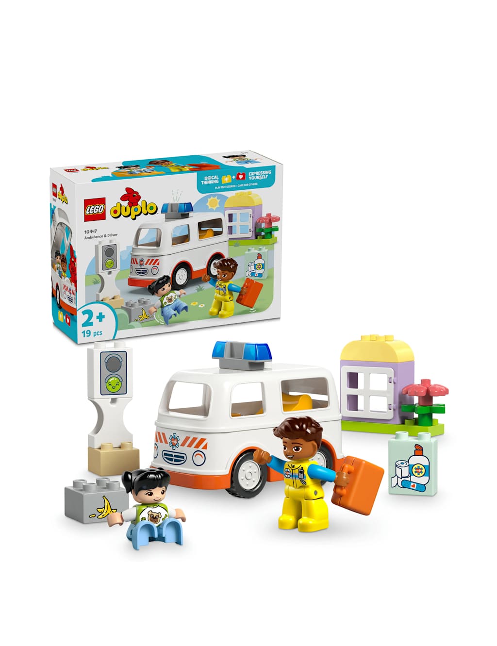 LEGO® DUPLO Ambulance & Driver Educational Toys  (2+ Yrs)