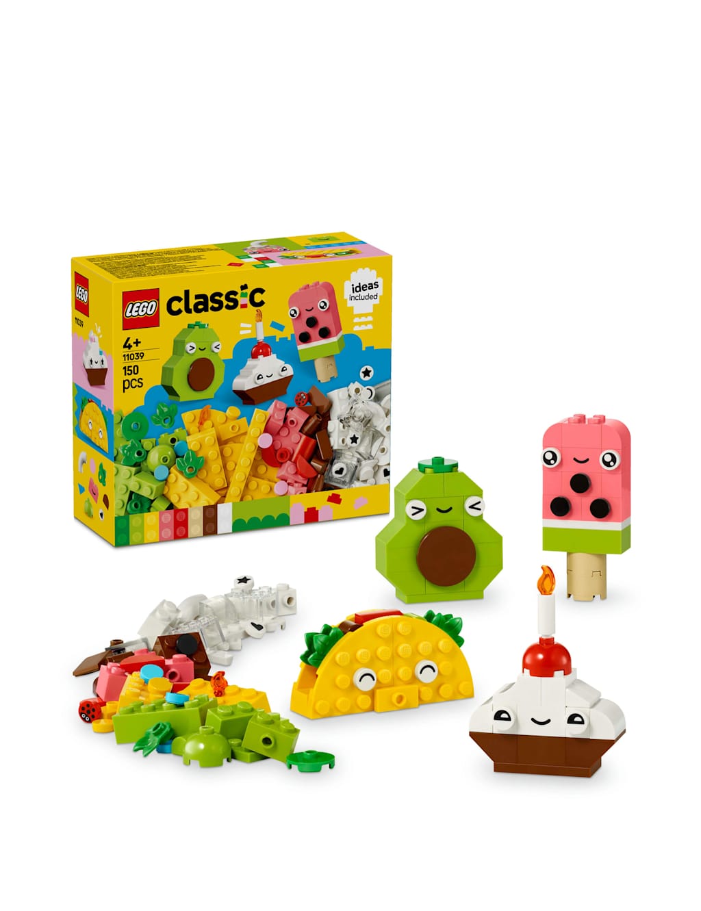 LEGO® Classic Creative Food Friends Toy Playset  (4+ Yrs)