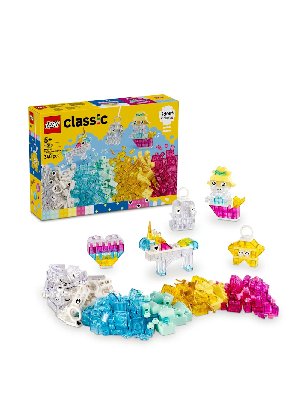 LEGO Classic Magical Transparent Box Set 11040 (5+ Yrs)