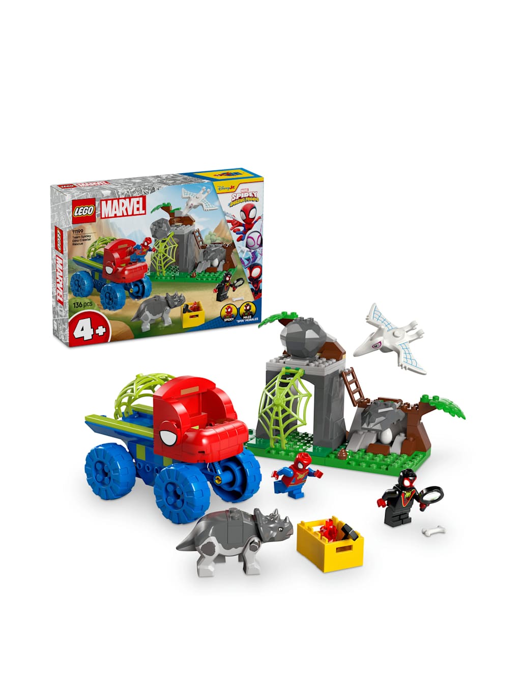 LEGO® Marvel Spidey And His Amazing Friends Team Spidey Dino Crawler Rescue  (4+ Yrs)
